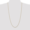 30" 10k Yellow Gold 1.5mm Box Chain