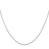 30" Sterling Silver .8mm 8 Sided Diamond-cut Box Chain