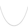24" Sterling Silver .6mm Oval Box Chain