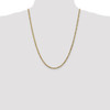 24" 10k Yellow Gold 2.5mm Byzantine Chain