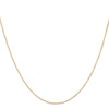 16" 14K Yellow Gold 16 inch Carded .5mm Curb with Spring Ring Clasp Chain