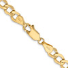 26" 10k Yellow Gold 5.25mm Hollow Curb Link Chain