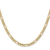 22" 10k Yellow Gold 4.2mm Hollow Figaro Chain