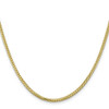 30" 10k Yellow Gold 2mm Franco Chain