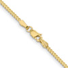 24" 10k Yellow Gold 1.3mm Franco Chain