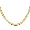 16" 10k Yellow Gold 5.5mm Silky Herringbone Chain