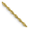 16" 10k Yellow Gold 1.85mm Diamond-cut Quadruple Rope Chain