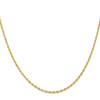 24" 10k Yellow Gold 1.85mm Diamond-cut Quadruple Rope Chain