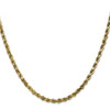 24" 10k Yellow Gold 3.5mm Diamond-cut Rope Chain