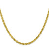 22" 10k Yellow Gold 4mm Diamond-cut Rope Chain