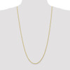 30" 10k Yellow Gold 2mm Diamond-cut Rope Chain