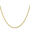 30" 10k Yellow Gold 2mm Diamond-cut Rope Chain