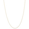 20" 10k Yellow Gold .6 mm Carded Cable Rope Chain