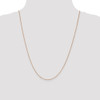 24" 14K Rose Gold 24 inch .7mm Box Link with Lobster Clasp Chain