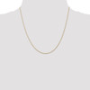 20" 10k Yellow Gold 1mm Carded Singapore Chain