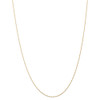 24" 10k Yellow Gold 1mm Carded Singapore Chain