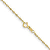 20" 10k Yellow Gold 1.1mm Singapore Chain