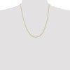 22" 10k Yellow Gold 1.1mm Singapore Chain