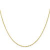 22" 10k Yellow Gold 1.1mm Singapore Chain