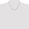 18" 10k Yellow Gold 1.7mm Singapore Chain