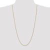 30" 10k Yellow Gold 1.4mm Singapore Chain