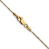 18" 14K Yellow Gold 18 inch .7mm Round Parisian Wheat with Lobster Clasp Chain