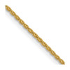 16" 10k Yellow Gold 1.2mm Parisian Wheat Chain