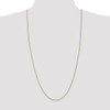 30" 10k Yellow Gold 1.25mm Spiga Chain