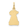 10K Yellow Gold Puppy Charm