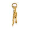 10K Yellow Gold 2-D Galloping Horse Charm