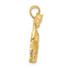 10K Yellow Gold 2-D Polished Horse Charm 10K6508