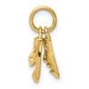 10K Yellow Gold Comedy/Tragedy Charm 10XAC340