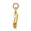 10K Yellow Gold Ballet Slippers Charm