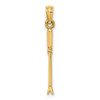 10K Yellow Gold 3-D Weeding Garden Tool Charm