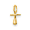 10K Yellow Gold Gold Polished 3-D Pacifier Charm