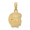 10K Yellow Gold boy charm