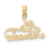 10K Yellow Gold #1 PRINCESS Charm