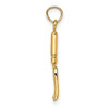 10K Yellow Gold 3-D Fork Garden Tool Charm