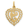 10K Yellow Gold Initial G Charm