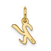 10K Yellow Gold Small Script Initial K Charm 10YC1556K