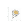 14k White Gold 1/10oz American Eagle Diamond-Cut Coin Ring CR14WD/10AEC
