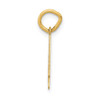 10K Yellow Gold Small Satin Number 4 Charm