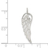 Sterling Silver Polished Angel Wing Charm
