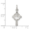 Sterling Silver Dove Cross Charm