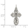 Sterling Silver Eastern Orthodox Cross Charm QC454