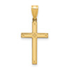 14K Yellow Gold Cross Charm XR544