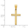 14K Yellow Gold Cross Charm XR544