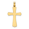 14K Yellow Gold Polished Cross Charm XR583