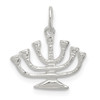 Sterling Silver Menorah Charm QC3691