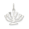 Sterling Silver Menorah Charm QC3691